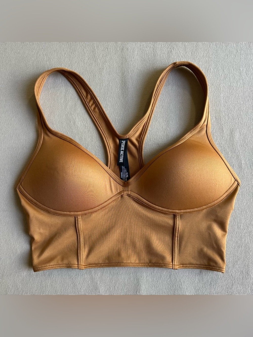 Victoria’s Secret Brown/Gold Dreamy Push Up Sports Bra